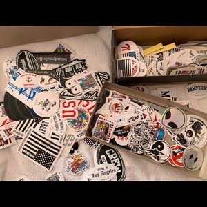 50 Brandy Melville stickers assorted